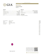 Natural Ruby (Unheated) – Certified by GIA | 0.54 Carat | Report No. 6495336850